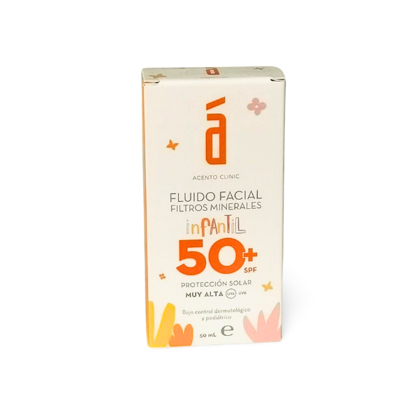 Acento Clinic Fluido Facial Filtros Minerales Infantil SPF50+ de 50ml