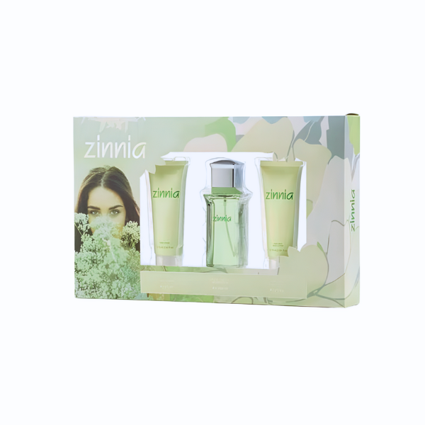Zinnia set Crema de Manos + EDT + Loción Corporal Perfumada