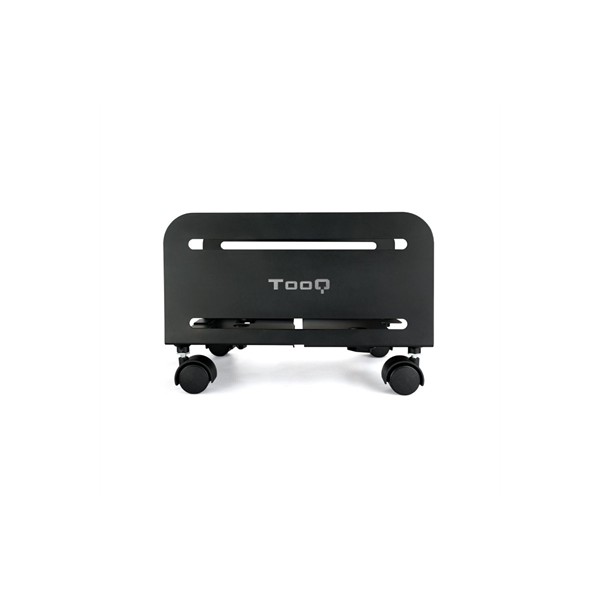 Tooq soporte para cpu de suelo con ruedas negro